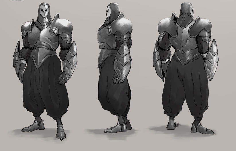 Character Sheet (Grayscale) - $90